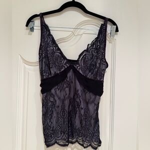 Moda International Black Lace Camisole